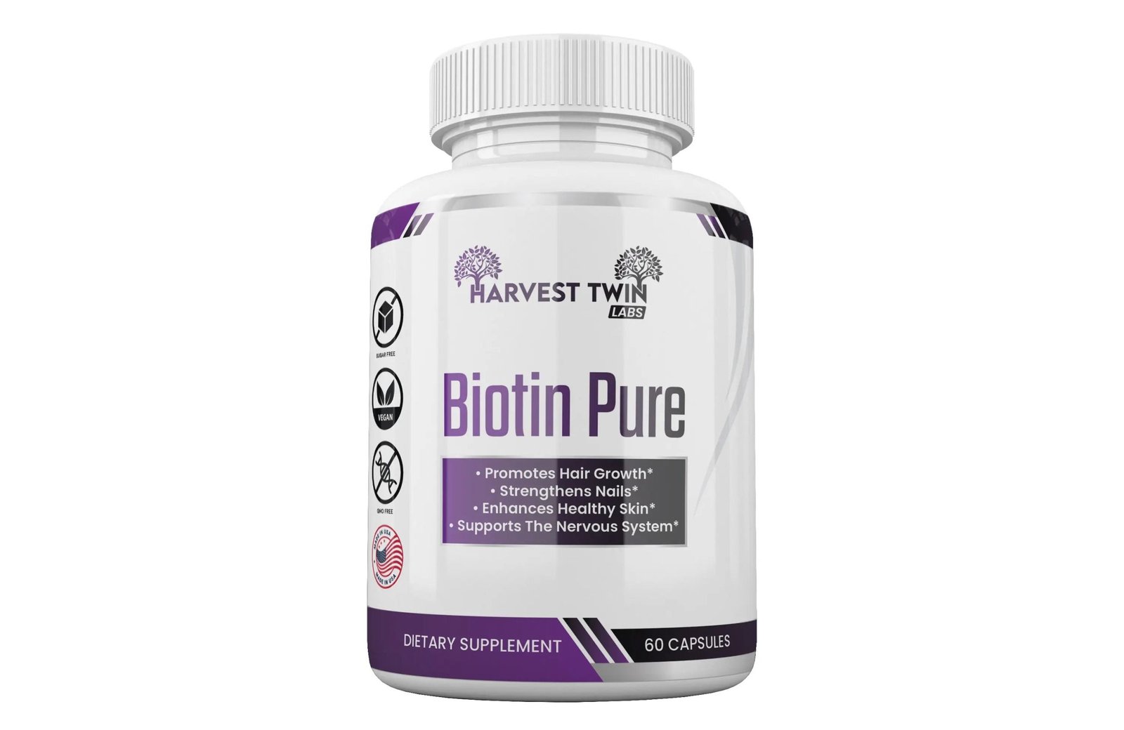 Biotin 10 000 mcg Capsules | Harvest Twin Labs