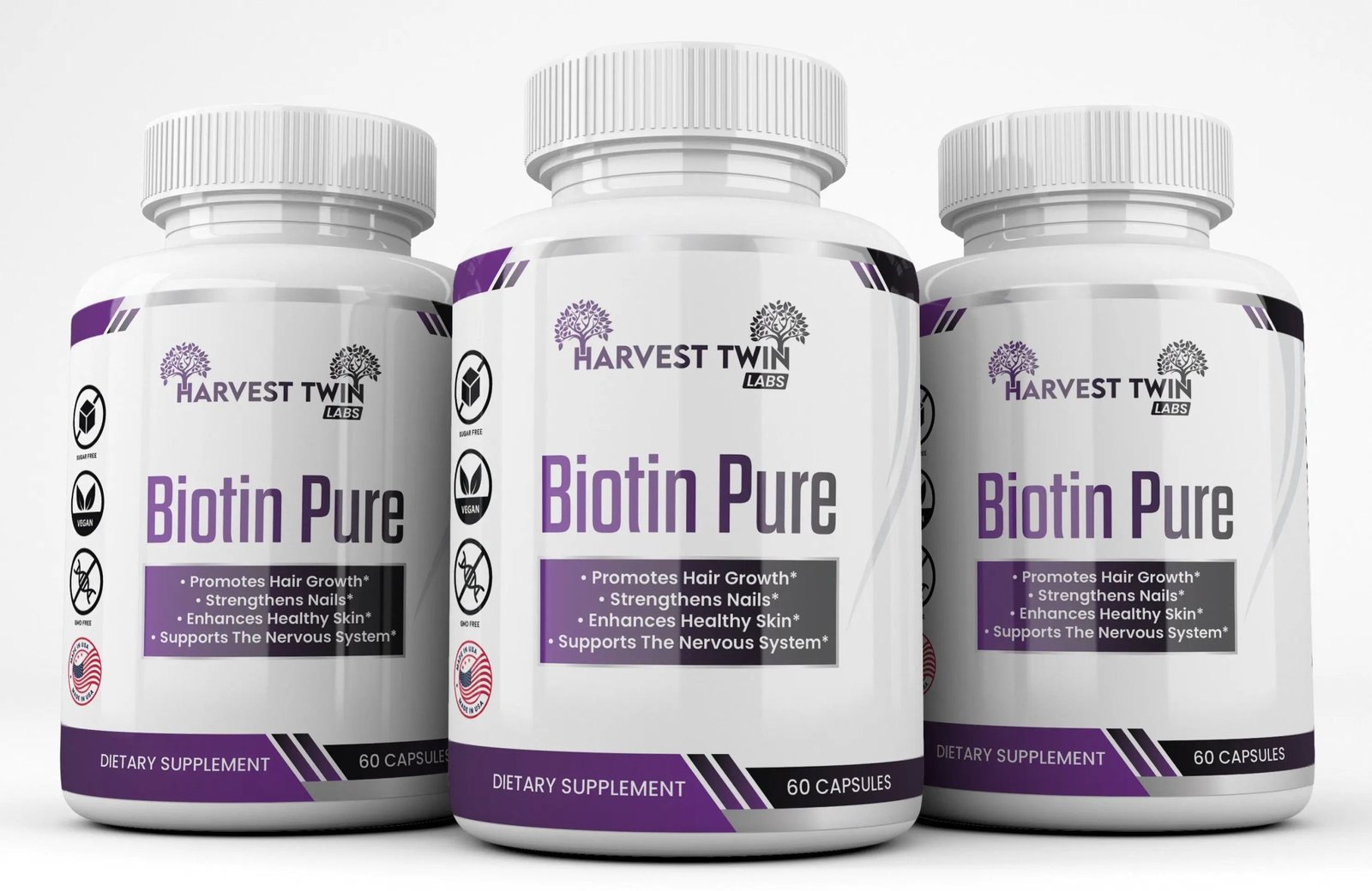 Biotin 10 000 mcg Capsules | Harvest Twin Labs - Image 4