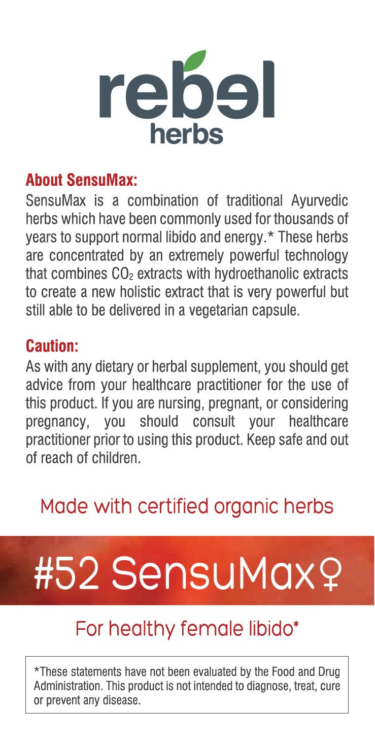 #52 Sensumax 60 capsules - Image 3