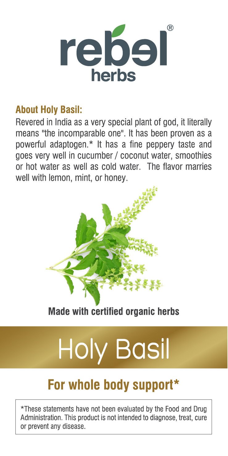 Holy Basil Dual Extracted Powder - Image 3